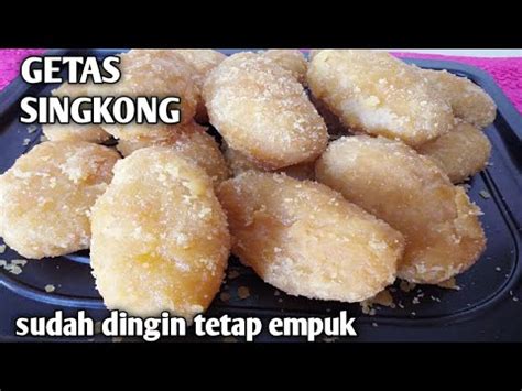 RESEP GEMBLONG SINGKONG GULA MERAH ENAK MANIS LEGIT JAJANAN