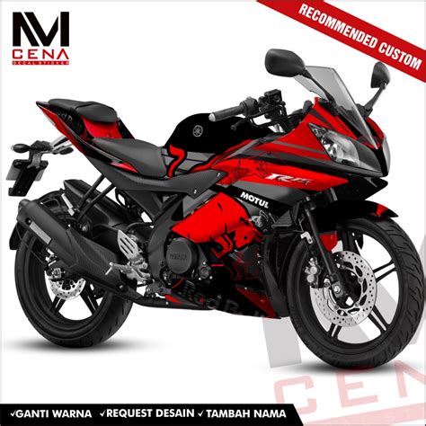 Decal Sticker Sticker Sticker Yamaha R15 V2 Full Body Custom Decal R15 V2 Motif Redbull Shopee