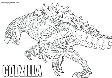 Shin Godzilla Para Colorir - Shin Godzilla Desenho Para Colorir