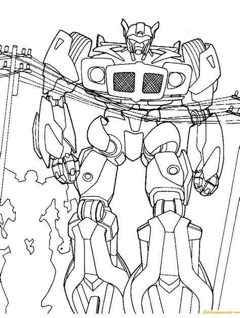 P Ginas Para Colorir Do Optimus Prime Coloringpagesonly