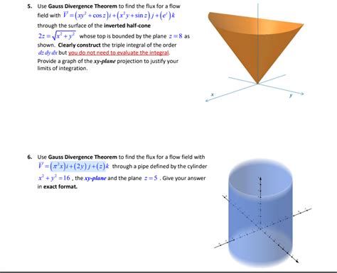 [solved] 5 Use Gauss Divergence Theorem To Find The Flux For A Flow Field Course Hero