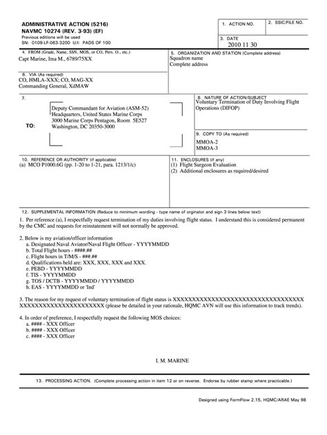 Navmc 10274 Fill Out Sign Online DocHub