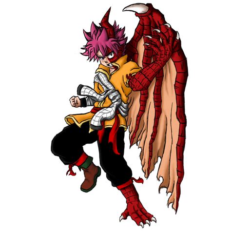 Natsu Half Dragon Form By Yosh44 On Deviantart