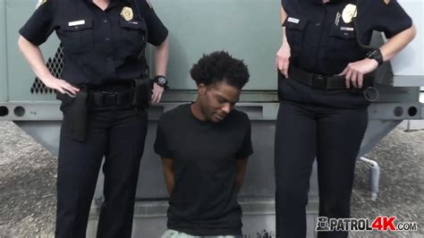 Deep Interracial Hardcore Fuck With Criminal On Roof