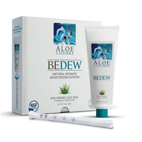 Aloe Cadabra Bedew Organic Intimate Vaginal Moisturizer System For Vaginal Dryness Menopause