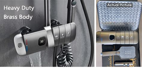 NCZSP PIANO SHOWER SET HOT COLD Mixer Ncraze Premium Wall