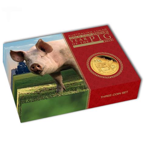 Lunar Ii Jahr Des Schwein Coin Set Gold Proof Kaufen