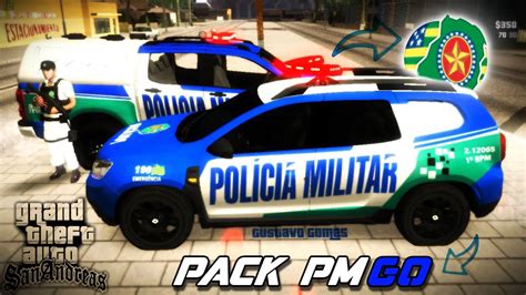 Gta San Pack De Viaturas E Skins Da Policia De Goias Pmgo Pra Android