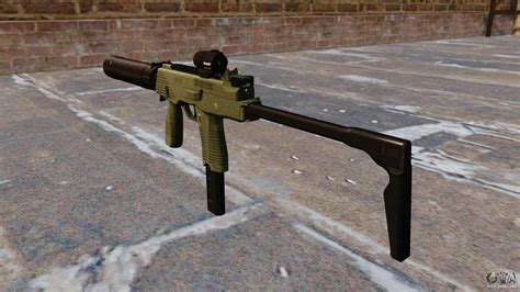 MP9 submachine gun tactical for GTA 4