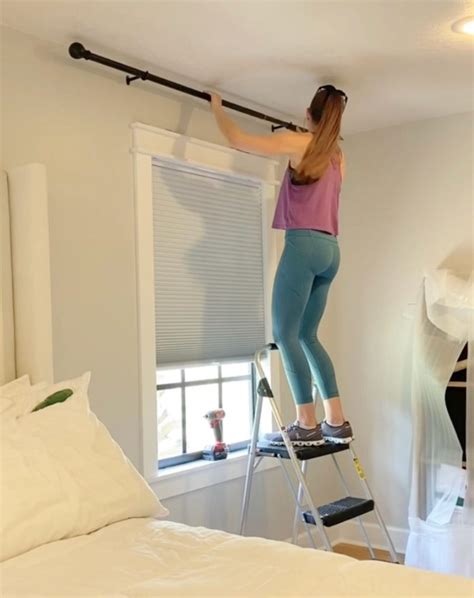 diy curtain hack frills  drills home diy project