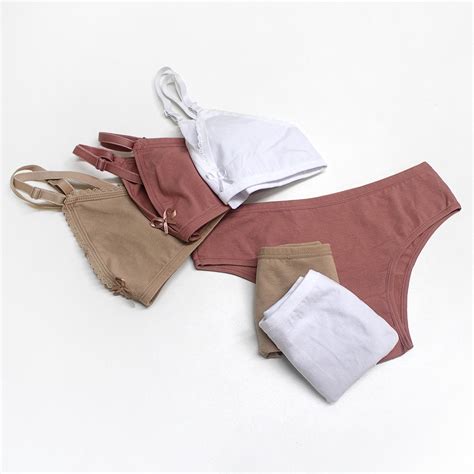 Kit Conjunto Menina Mo A De Algod O Lingerie Infantil Revenda Shopee Brasil