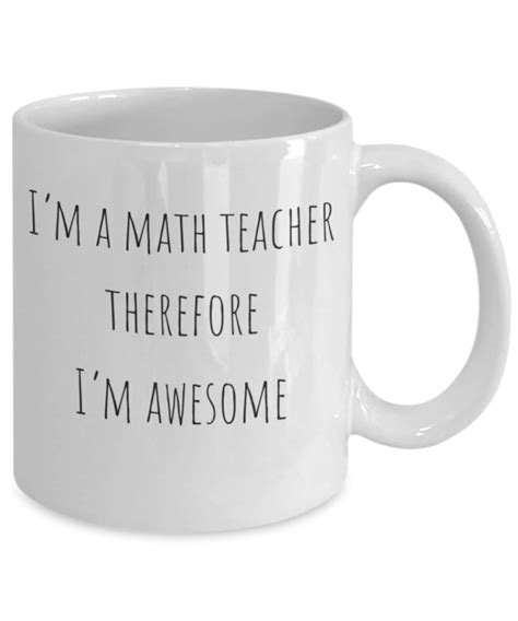 Math Teacher Mug Math Teacher Coffee Mug For Math For Math Etsy