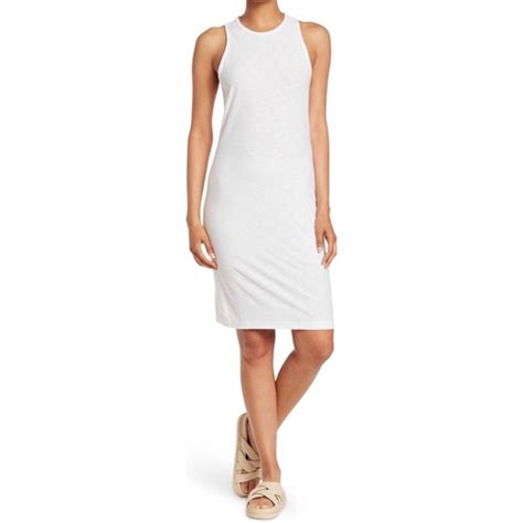 James Perse Dresses James Perse White Tank Midi Dress Poshmark