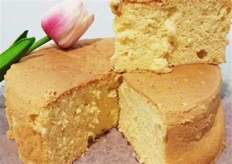 Resep Vanilla Sponge Cake Kue Bolu Vanilla Oleh Serasa Sore Cookpad