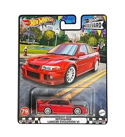 Hot Wheels Premium Mitsubishi Lancer Evolution VI Model Araba