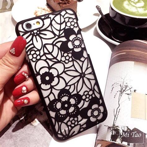 เคสลายดอกไม้สีดำ Shopee Thailand