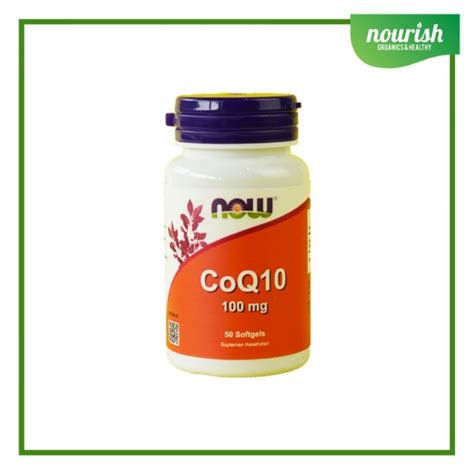 Now Foods Co Q10 100 Mg 50 Softgels