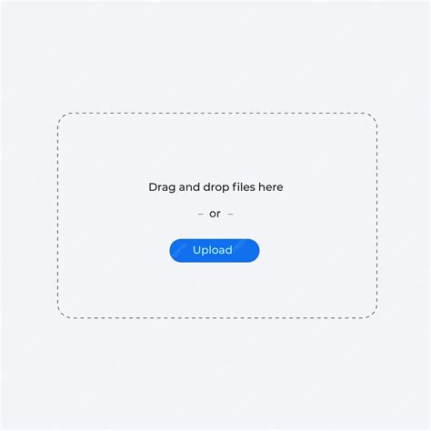 Premium Vector | Vector illustration drag and drop files. upload file