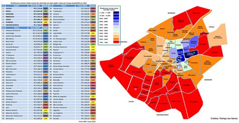 Bairros Campo Grande Ms - Mapa Bairros De Campo Grande Ms - NAZAEDU