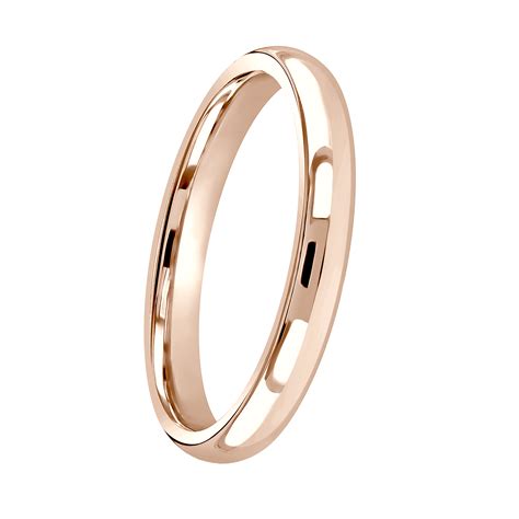 ladies rose gold wedding band 5