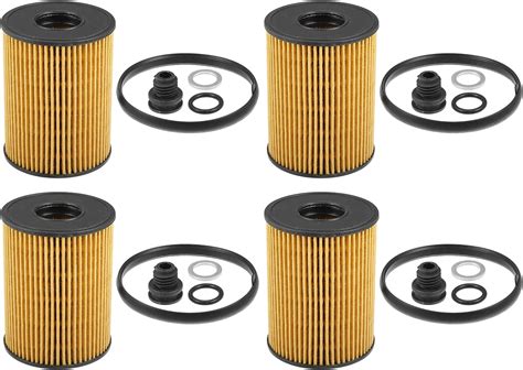 X Autohaux 4 Pcs Engine Oil Filter Replacement 26350 2s000