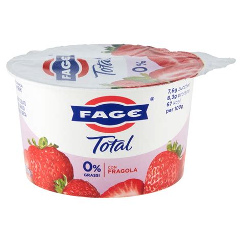 YOGURT FRAGOLA SPLIT 0 FAGE TOTAL GR 150 Tigros