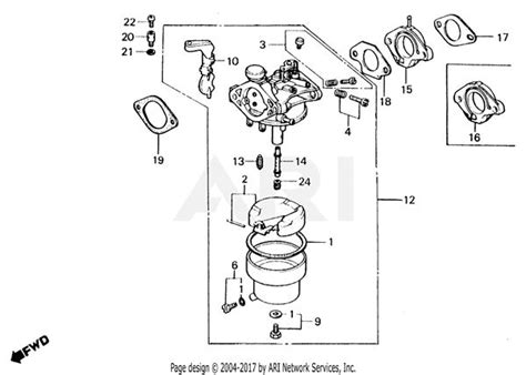 Honda Carburetor Diagram