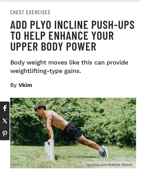 Muscle & Fitness - ADD PLYO INCLINE PUSH-UPS TO HELP ENHANCE YOUR UPPER