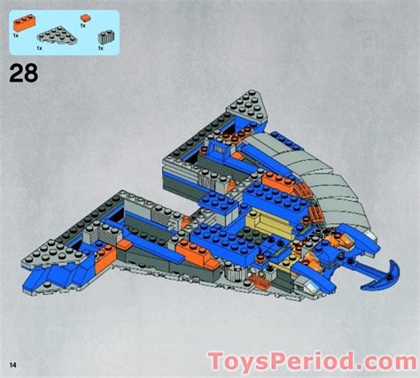 LEGO 9499 Gungan Sub Instructions and Parts List