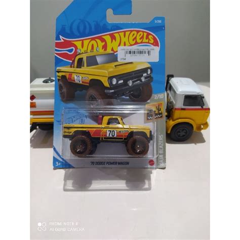 Hot Wheels Dodge Power Wagon Goodyear Shopee Brasil
