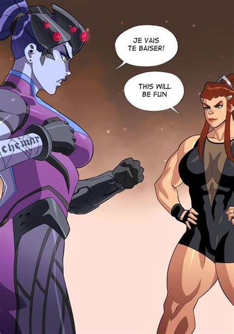 Widowmaker Va Brigitte English Overwatch Hentai