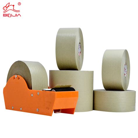 Enhanced Water Free Kraft Paper Tape Hot Melt Self Adhesive Kraft Paper