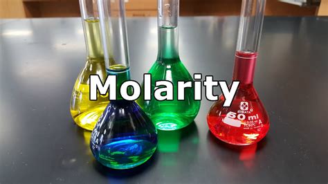 Molarity - YouTube