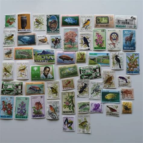 Malawi Stamps 50 To 500 Different Philatelyuk