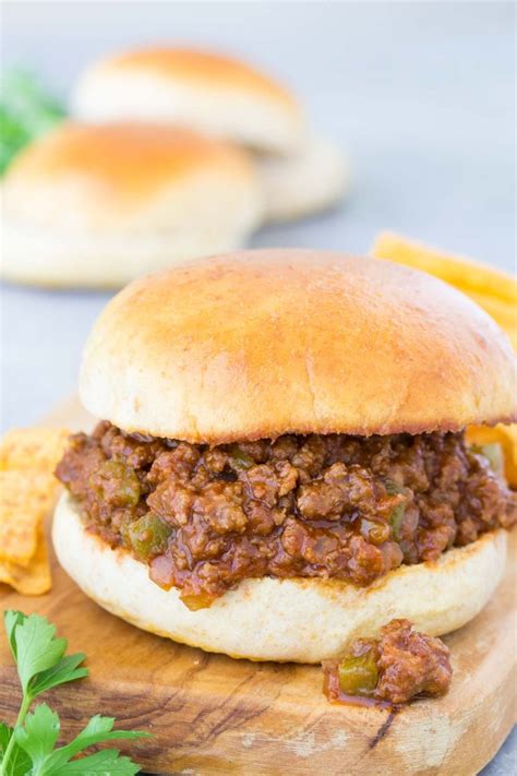 Sloppy Joes Best From Scratch Recipe Kristines Kitchen