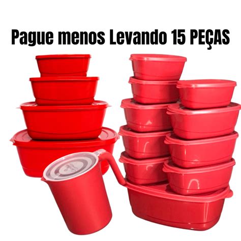 Kit Conjunto De Potes Para Alimentos E Pe As Vasilhas Herm Ticos