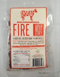 Naked Cow Beef Jerky Fire Grass Fed Beef Jerky