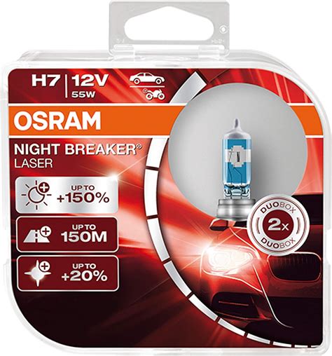 Osram Night Breaker Laser H7 next Generation, +150% mehr Helligkeit ...