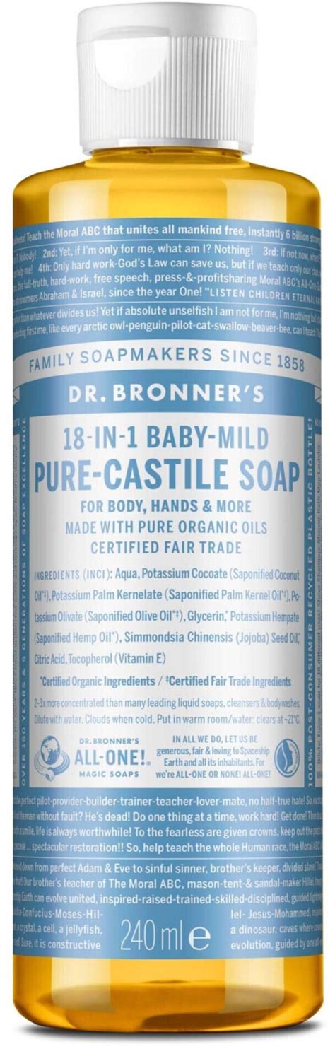 Dr Bronner S Liquid Soap Baby Mild 236ml Ab 7 14 Preisvergleich