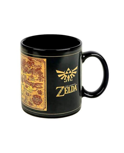 Taza De Ceramica Sensible Al Calor The Legend Of Zelda Map Gameplanet