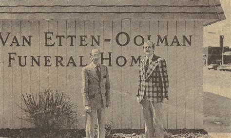 Our History Oolman Funeral Homes
