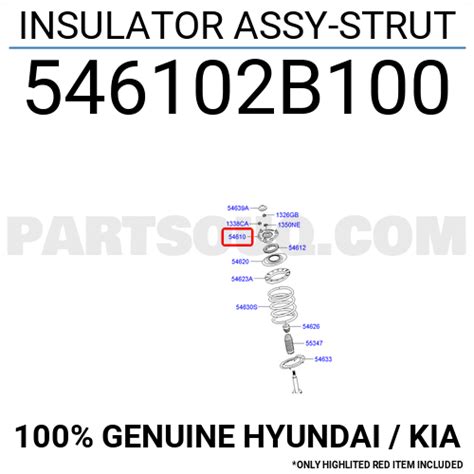 INSULATOR ASSY-STRUT 546102B100 | Hyundai / KIA Parts | PartSouq