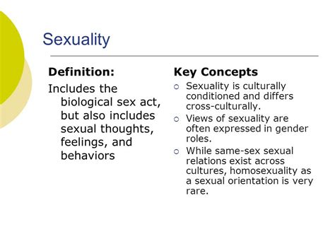 Chapter 5 Gender And Sexuality Objectives Describe How