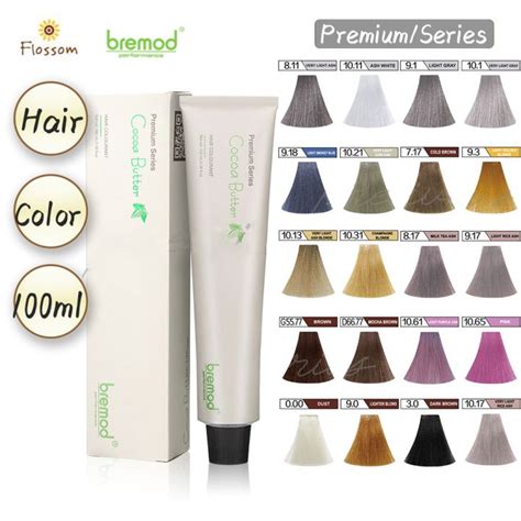 BREMOD PREMIUM COCOA BUTTER HAIR COLOR LIGHT GOLDEN BLONDE ML Shopee Philippines