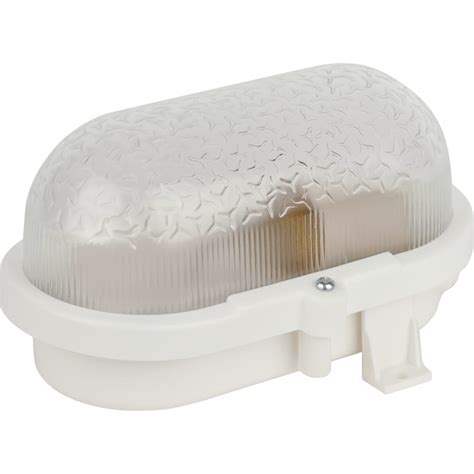 Светильник ЭРА НБП 01-60-012 с ободком Евро пластик/стекло IP53 E27 max ...