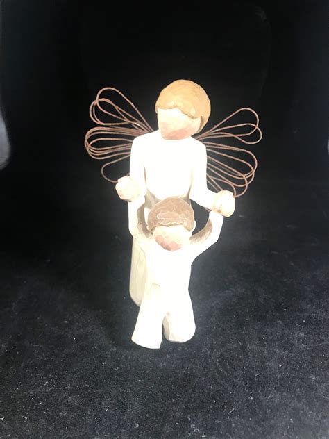 Willow Tree Guardian Angel Figurine Etsy