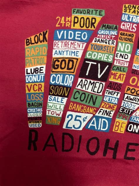 Vintage 00s Radiohead Hail To The Thief Album T Shi… Gem