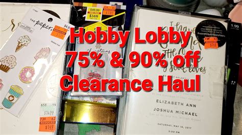 Hobby Lobby Clearance Part 2 Youtube