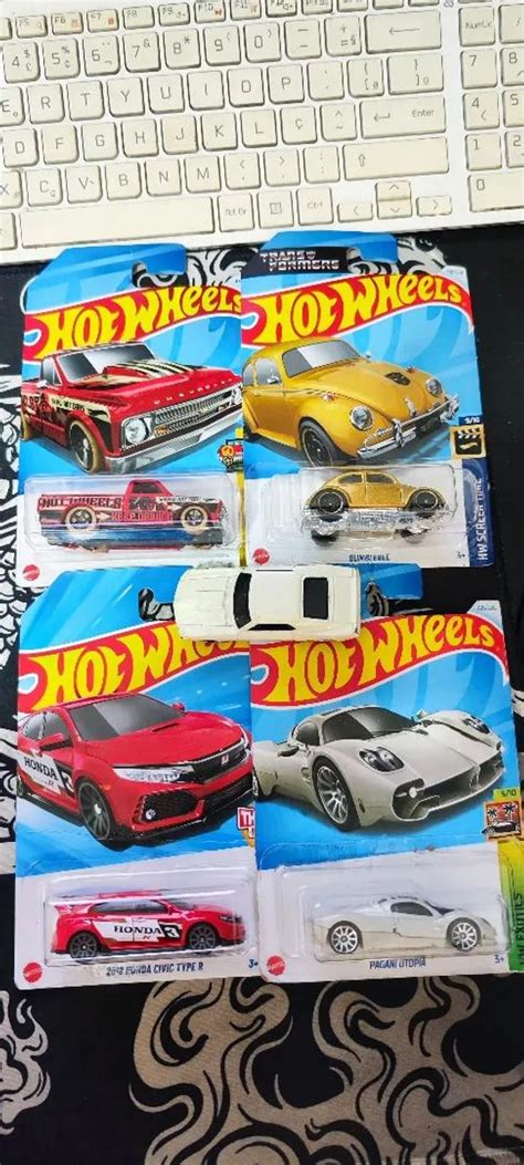 Hot Wheels Coleção de Miniaturas carrinhos unidades incluso Bumblebee Civic entre outros