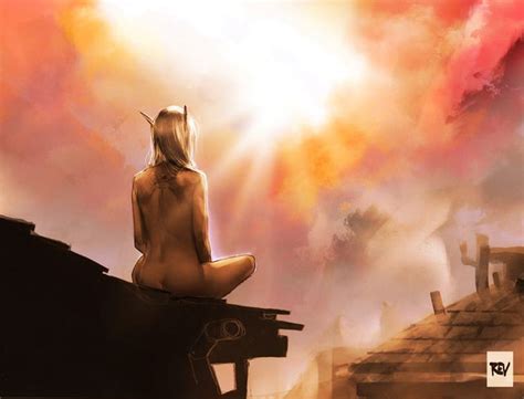 Maeryll Contemplative Mood An Elf Named Maeryll Luscious Hentai Manga Porn